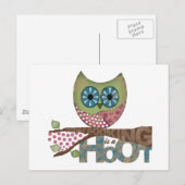 Scrapbooking ist ein Hoot Postkarte (Vorne/Hinten)
