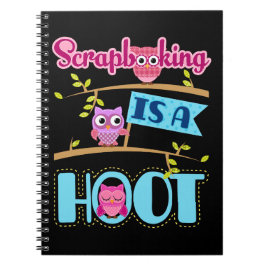 Scrapbooking ist ein Hoot Scrapbooker Scrapbook Notizblock