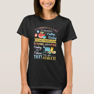 Scrapbooking ist ein Sport, der mit der Bekämpfung T-Shirt