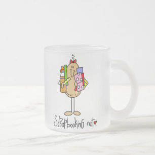 Scrapbooking-Nuss-T-Shirts und Geschenke Mattglastasse