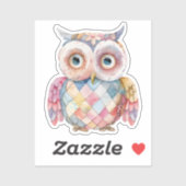 Scrapbooking Owl Bird Sticker (Blatt)