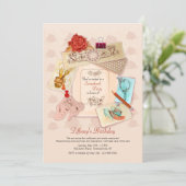 Scrapbooking-Party Einladung (Stehend Vorderseite)