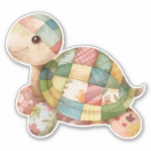 Scrapbooking Turtle Sticker (Vorderseite)