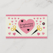 Scrapbooking Visitenkarte (Vorderseite)