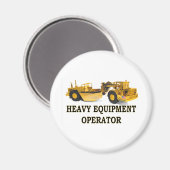 SCRAPER EARTH MOVER MAGNET (Vorderseite/Rückseite)