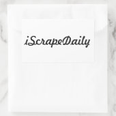 Scrapeworks iScrapeDaily Sticker (Tasche)