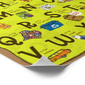 ScrapKins Recycle ABCs-Schulplakat Poster (Ecke)