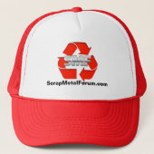 ScrapMetalForum.com Brand Trucker Hat Truckerkappe (Vorderseite)