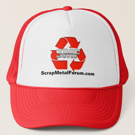 ScrapMetalForum.com Brand Trucker Hat Truckerkappe (Vorderseite)