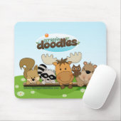 Scrappin kritzelt ursprüngliche Logo-Mausunterlage Mousepad (Mit Mouse)