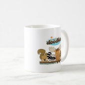 Scrappin kritzelt ursprüngliche Logo-Tasse Kaffeetasse (VorderseiteRechts)