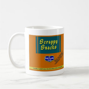 Scrappy Imbiss-Aufkleber-Tasse Kaffeetasse