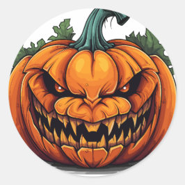 Scrary Pumpkin, Halloween Sticker