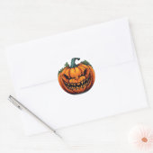 Scrary Pumpkin, Halloween Sticker (Umschlag)