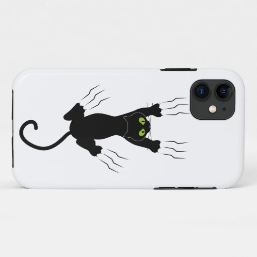 Scratch Cat Case-Mate iPhone Hülle (Rückseite (Horizontal))