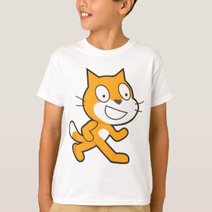 Scratch Programmieren Sprache Offiziell Mascot Cat T-Shirt