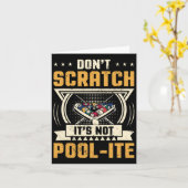 Scratch seine nicht-Pool-Snooker Billard Pl Karte (Gelbe Blume)