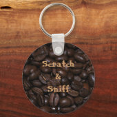 Scratch & Sniff Coffee Schlüsselanhänger (Vorderseite)