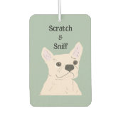 Scratch & Sniff, cute dog, Autolufterfrischer (Vorderseite)