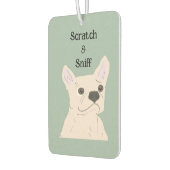 Scratch & Sniff, cute dog, Autolufterfrischer (Links)