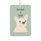 Scratch & Sniff, cute dog, Autolufterfrischer (Rückseite)