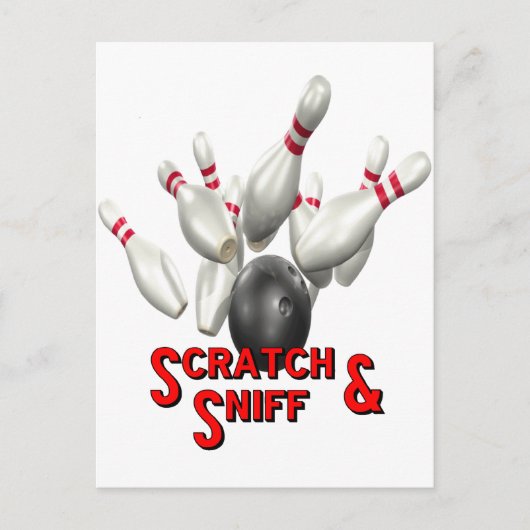 Scratch & Sniff Postkarte (Vorderseite)