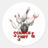 Scratch & Sniff Runder Aufkleber (Vorderseite)