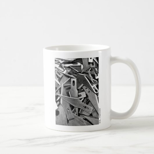 "Scratchboard Boneyard" Tasse (Rechts)