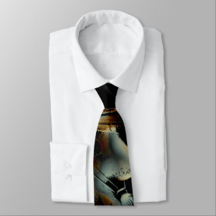 Scratched dunkle Satin Textur zerbrochen digitales Krawatte