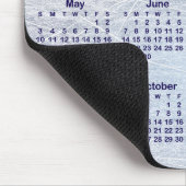 Scratched Ice Ink 2026 Calendar Mousepad (Ecke)