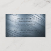 Scratched Steel Texture Visitenkarte (Rückseite)