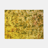 Scratches auf einem leicht gepunkteten ochgelben B Fußmatte (Vorderseite)