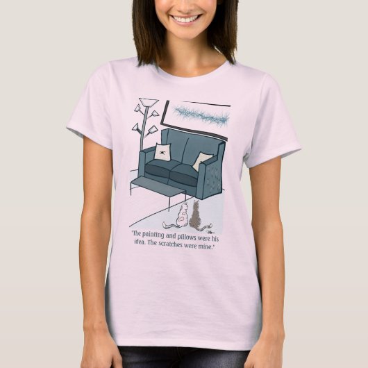 Scratches T - Shirt von Haustieren oder Frauen (Vorderseite)