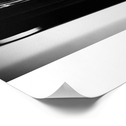 Scratchin' auf der Turntable Poster (Ecke)