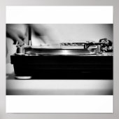 Scratchin' auf der Turntable Poster (Vorne)