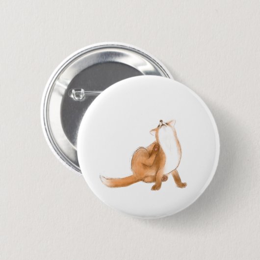 Scratching fox button (Vorne & Hinten)