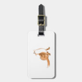 Scratching fox gepäckanhänger (Vorderseite vertikal)