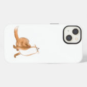 Scratching fox iPhone hülle (Rückseite (Horizontal))