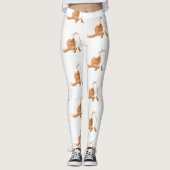Scratching fox leggings (Vorderseite)