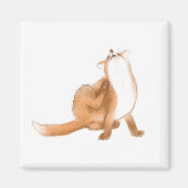 Scratching fox magnet (Vorne)