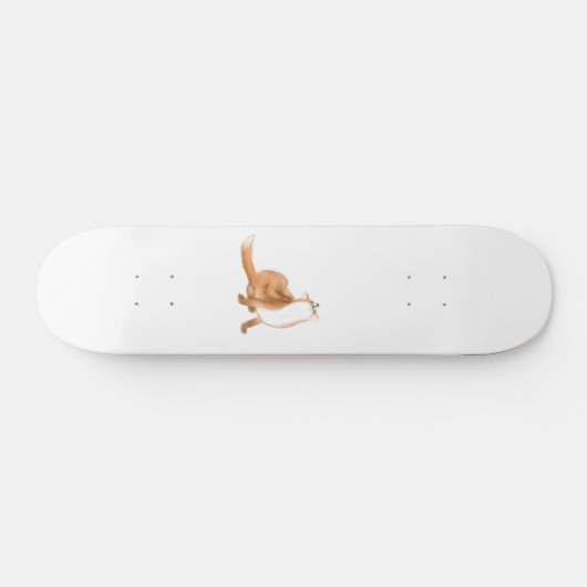 Scratching fox skateboard (Horizontal)
