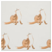 Scratching fox stoff (Muster)