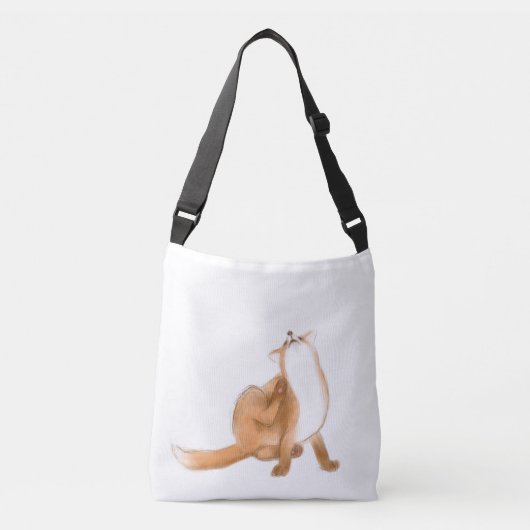 Scratching fox tragetaschen mit langen trägern (Vorderseite)