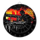 Scratching Hits Dartscheibe (vorne)