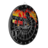 Scratching Hits Dartscheibe (Vorderseite Links)