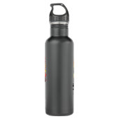 Scratching Hits Edelstahlflasche (Rückseite)