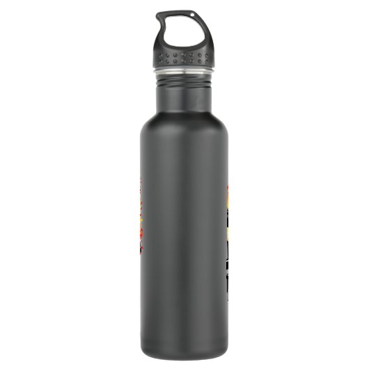 Scratching Hits Edelstahlflasche (Rückseite)