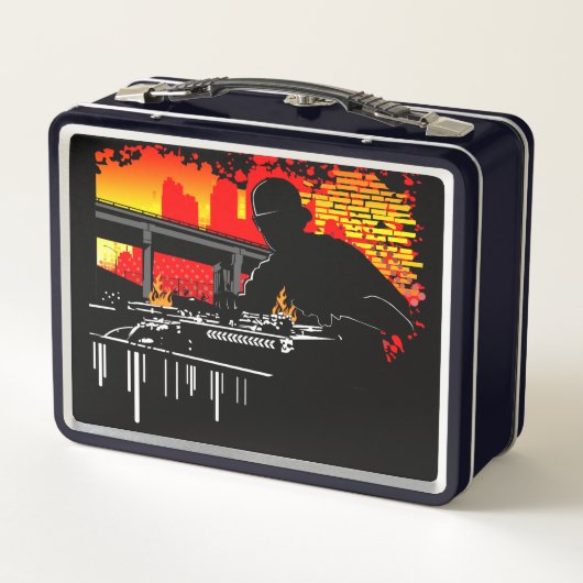 Scratching Hits Metall Brotdose (Rückseite)