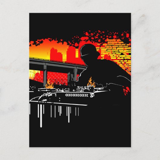 Scratching Hits Postkarte (Vorderseite)