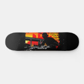 Scratching Hits Skateboard (Horizontal)